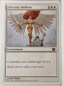 Glorious Anthem - 8th Edition Core Set - Magic the Gathering MTG Nice! - Image 1