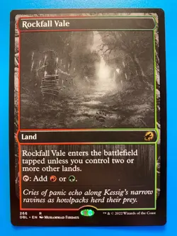 MTG 1x Rockfall Vale # 266 Innistrad: Double Feature Magic the Gathering x1 NM - Image 1