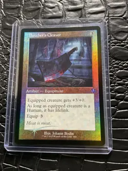 Butcher's Cleaver (Retro Frame) Innistrad Remastered Foil Uncommon NM MTG - Image 2