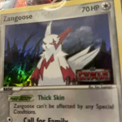 Zangoose Power Keepers Reverse Holo Card 25/108 Vintage Pokemon LP Near Mint - Image 2