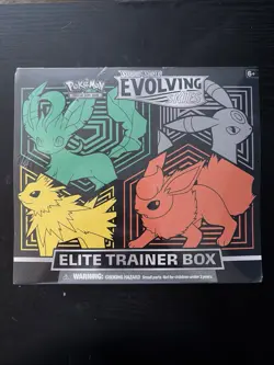 Pokemon Evolving Skies Elite Trainer Box Sealed - Image 1