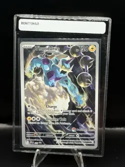 Pokemon Center Thundurus Black Bolt SVP 209 ETB Promo TCG Stamped - Image 1