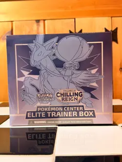 Pokemon Center TCG Exclusive Chilling Reign ETB Elite Trainer Box New Sealed - Image 2