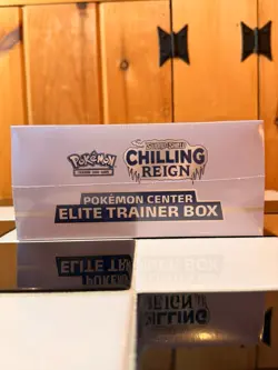 Pokemon Center TCG Exclusive Chilling Reign ETB Elite Trainer Box New Sealed - Image 4