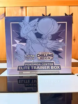 Pokemon Center TCG Exclusive Chilling Reign ETB Elite Trainer Box New Sealed - Image 5