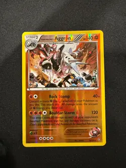 Pokemon Double Crisis Team Magma's Aggron 14/34 Rare Reverse Holo - Image 1