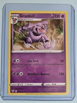 2020 Granbull 71/189 - Rare - Darkness Ablaze - NM Pokemon TCG - Image 2