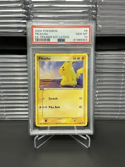 PSA 10 Pokemon 2004 ex Trainer Kit Pikachu 6/10 *Gem Mint* - Image 1