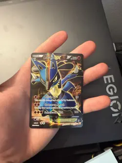 Pokemon TCG Lucario EX Holo Full Art Ultra Rare Card Furious Fists 107/111 - Image 1