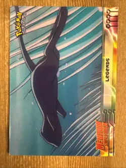 Pokemon Topps Legends #1 Mewtwo Strikes Back Movie Blue Logo MP - Image 1