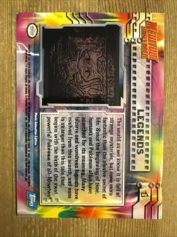 Pokemon Topps Legends #1 Mewtwo Strikes Back Movie Blue Logo MP - Image 2