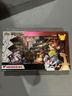 SEALED Pokemon Celebrations Special V Memories Lance's Charizard & Dark Sylveon - Image 1