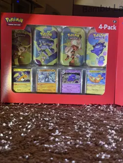 NEW Pokemon 4 Mini Tins 4 Promo Cards Bundle 151 Sam's Club IN HAND - LOT OF 2 - Image 3