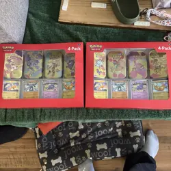 NEW Pokemon 4 Mini Tins 4 Promo Cards Bundle 151 Sam's Club IN HAND - LOT OF 2 - Image 1
