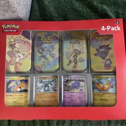 NEW Pokemon 4 Mini Tins 4 Promo Cards Bundle 151 Sam's Club IN HAND - LOT OF 2 - Image 2