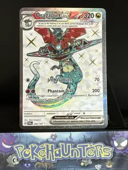 Pokemon Card Dragapult ex 200/167 Twilight Masquerade Ultra Holo Rare Near Mint - Image 1