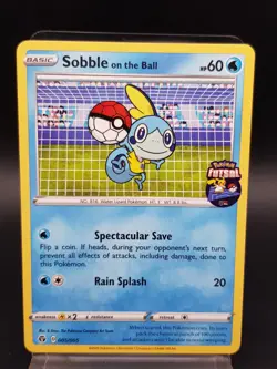 Pokemon Sobble on the Ball 005/005 Futsal Black Star Promo Near Mint - Image 1