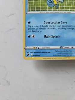 Pokemon Sobble on the Ball 005/005 Futsal Black Star Promo Near Mint US Seller - Image 2