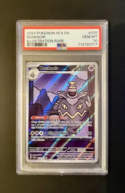 PSA 10 Dusknoir 070/064 Shrouded Fable Illustration Rare GEM MINT Pokemon TCG - Image 1