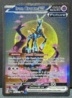 [NM] Iron Crown EX 206/162 Special Illustration Rare Temporal Forces - Image 1