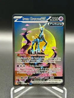 Pokemon TCG Iron Crown ex 206/162 Special Illustration Rare Near Mint Free Ship - Image 1
