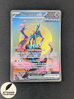 Iron Crown ex 206/162 Pokemon TCG Temporal Forces Special Illustration Rare - Image 1