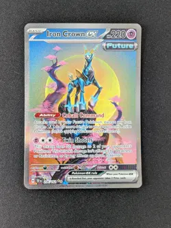 Iron Crown ex 206/162 Pokemon TCG Temporal Forces Special Illustration Rare - Image 2