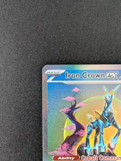 Iron Crown ex 206/162 Pokemon TCG Temporal Forces Special Illustration Rare - Image 3