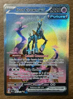 Iron Crown ex - 206/162 - Special Illustration Rare NM, English Pokemon Temporal - Image 1