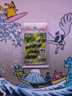 2023 POKEMON OBF EN-OBSIDIAN FLAMES ILLUSTRATION RARE #207 PIDGEY PSA 9 - Image 1