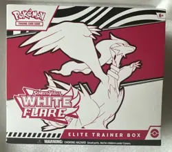 Pokemon TCG White Flare ETB Elite Trainer Box English New Factory Sealed - Image 1