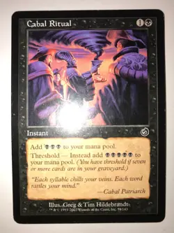 Cabal Ritual Torment Regular MTG LP - Image 1