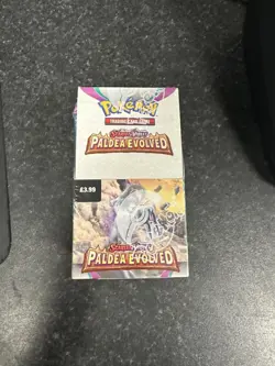 Pokemon TCG Paldea Evolved Half Booster Box 18 Packs Brand New Sealed - Image 2