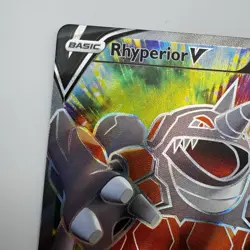 Pokemon TCG Rhyperior V 181/189 SWSH Darkness Ablaze Holo Full Art Ultra Rare - Image 5