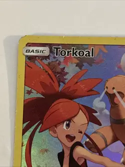 Pokemon TCG Torkoal 237/236 Secret Rare Full Art, Sun & Moon Cosmic Eclipse - Image 2