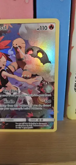 Pokemon TCG Torkoal 237/236 Sun & Moon Cosmic Eclipse Secret Rare Holo NM/M - Image 3
