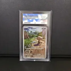 Paldean Wooper 102/094 Phantasmal Flames Ace 10 Perfect Sub grades Pokemon TCG - Image 1