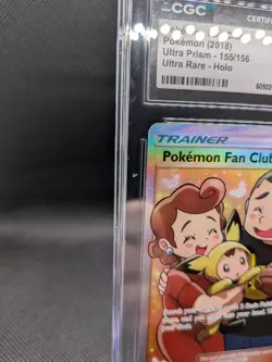 Pokemon Fan Club (Full Art) 155/156 Sm-Ultra Prism Holo CGC 8 - Image 3