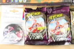 KeyForge: Prophetic Visions Sealed Archon + Crucible Clash Foil Card pack + More - Image 2