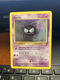 Gastly Base Set 2 75/130 Common Pokemon Card WOTC - Image 1