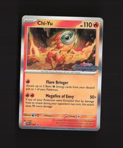 Chi-Yu SVP057 Black Star Promo Holo Stamped Pokemon Card - Image 1