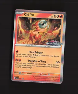 Chi-Yu SVP057 Black Star Promo Holo Stamped Pokemon Card - Image 4