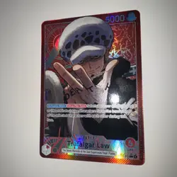 One Piece TCG OP14-001 Trafalgar Law Leader Alt Art AA Card Game CCG English - Image 3
