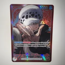 One Piece TCG OP14-001 Trafalgar Law Leader Alt Art AA Card Game CCG English - Image 5