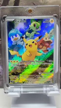 Pikachu - 027 (Pokemon Center Exclusive) 027 Sv: Scarlet & Violet Promo Cards... - Image 1