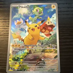 Pikachu - 027 (Pokemon Center Exclusive) Sv: Scarlet & Violet Promo Cards Holo - Image 1
