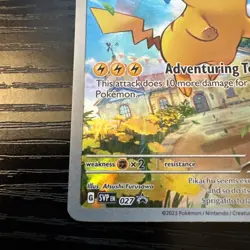 Pikachu - 027 (Pokemon Center Exclusive) Sv: Scarlet & Violet Promo Cards Holo - Image 3