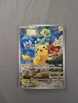 Pikachu - 027 (Pokemon Center Exclusive) Sv: Scarlet & Violet Promo Cards Holo - Image 1