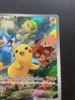 Pikachu - 027 (Pokemon Center Exclusive) Sv: Scarlet & Violet Promo Cards Holo - Image 3