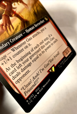 MTG Gau, Feral Youth (Extended Art) Commander: Final Fantasy 152 FFVI FF6 NM - Image 2